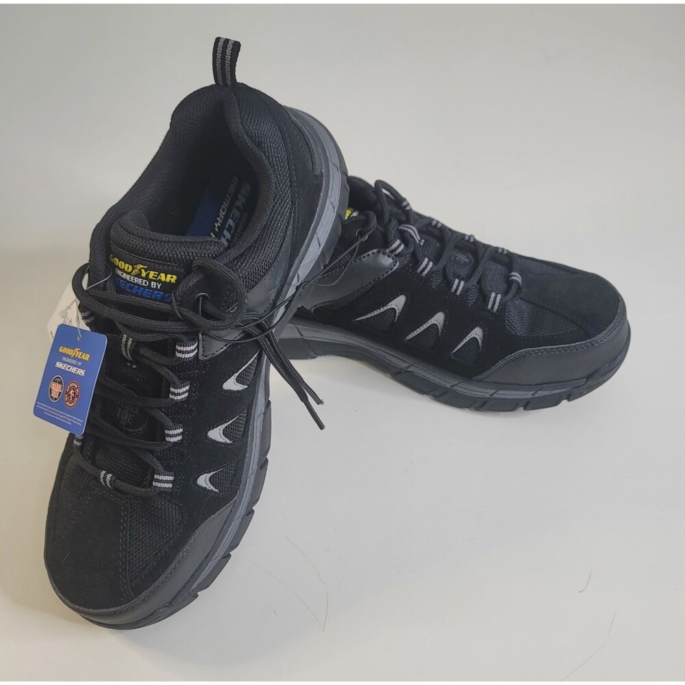 Skechers Colton Hawk Steel Toe Goodyear Slip Resistant Work Shoes Men's 11 NWT